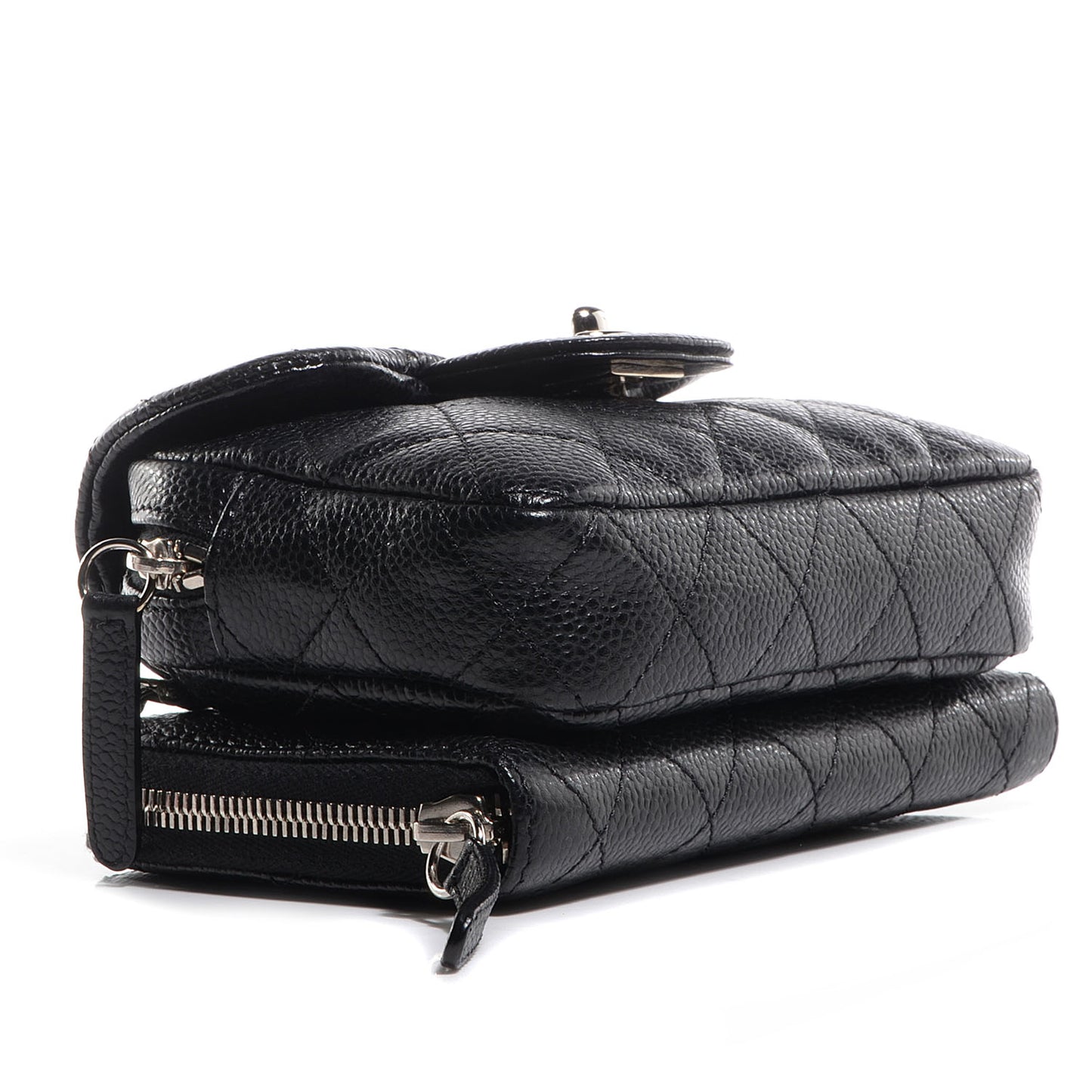 Caviar Quilted New Mini Flap Black