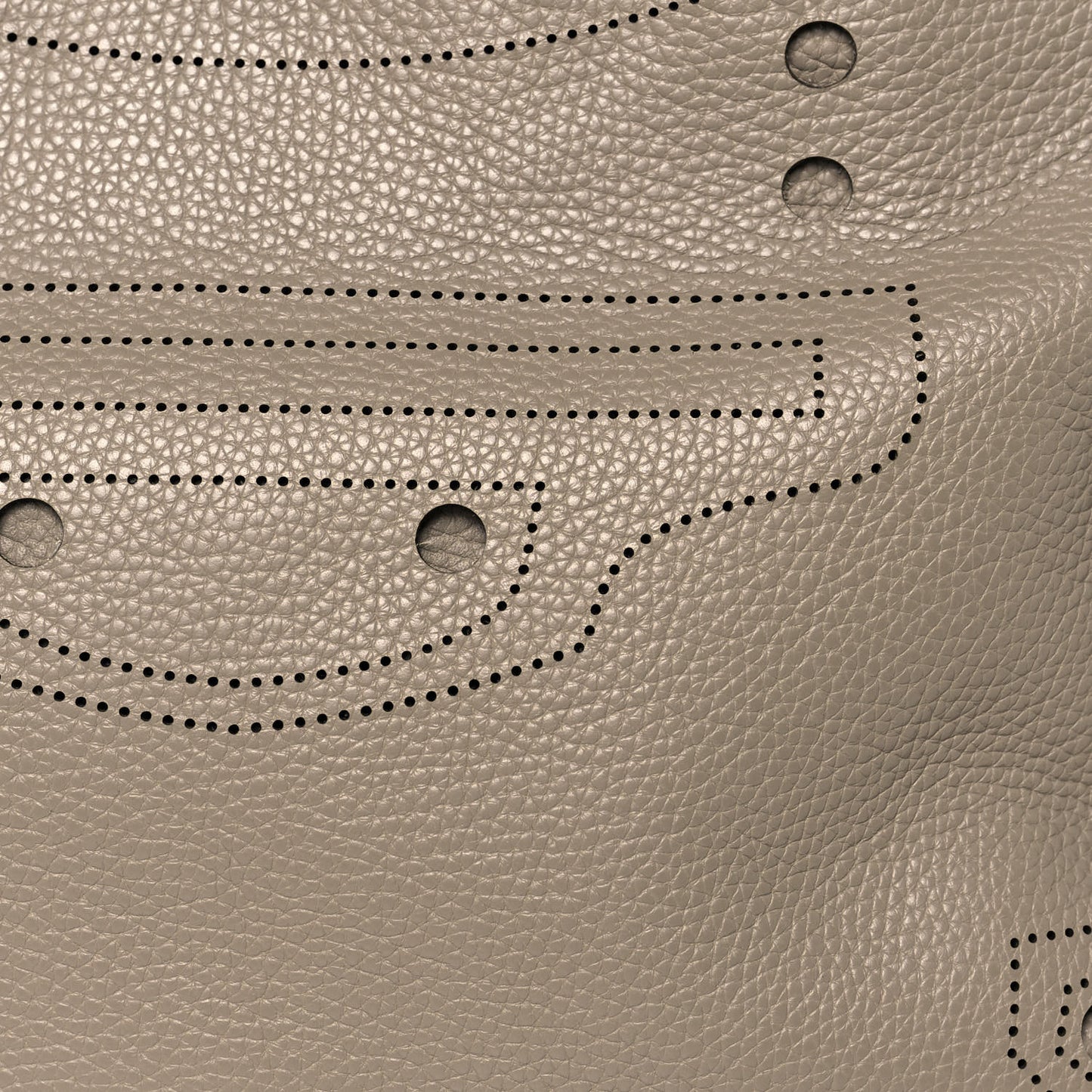 Veau Grana Perforated Blackout Hardware City Gris Cendre