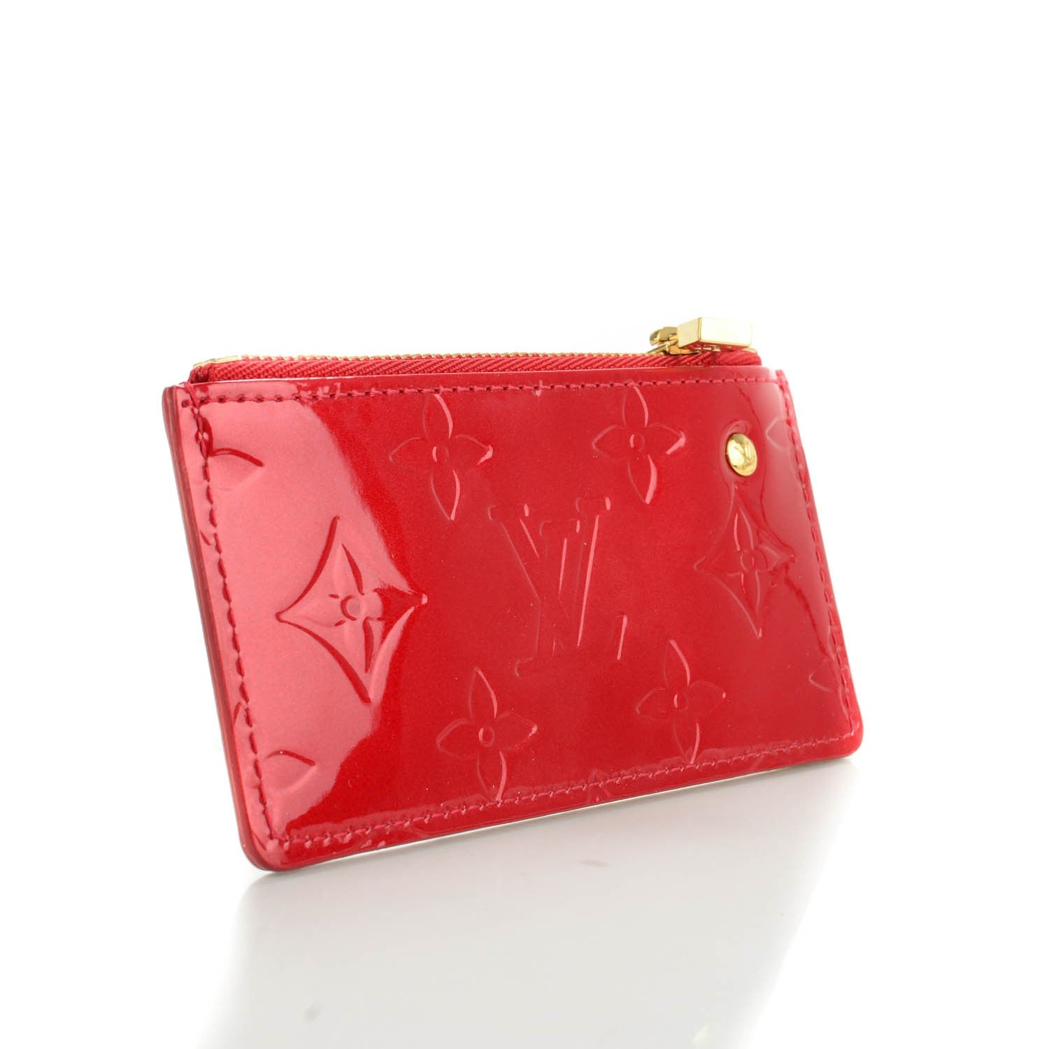 Louis Vuitton Vernis Key Pouch Rouge 3 of 7