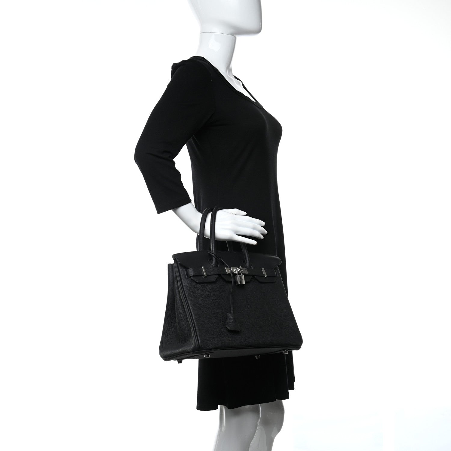 Hermes Togo Swift Canvas 3 in 1 Birkin 30 Black 2 of 13