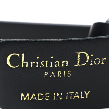 Christian Dior Calfskin 30 Montaigne Reversible Belt  80 32 Black Multicolor 5 of 6