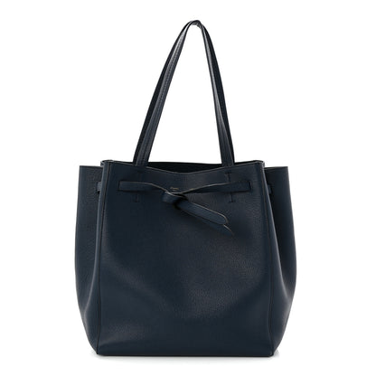 Celine Soft Grained Calfskin Small Belt Cabas Phantom Deep Blue 1 of 11