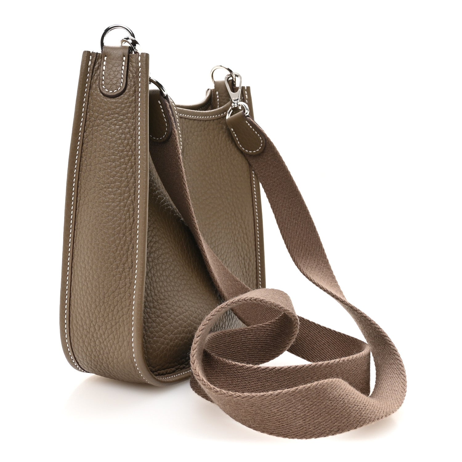 Hermes Taurillon Clemence Evelyne TPM Etoupe 3 of 11
