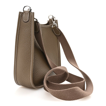 Hermes Taurillon Clemence Evelyne TPM Etoupe 3 of 11