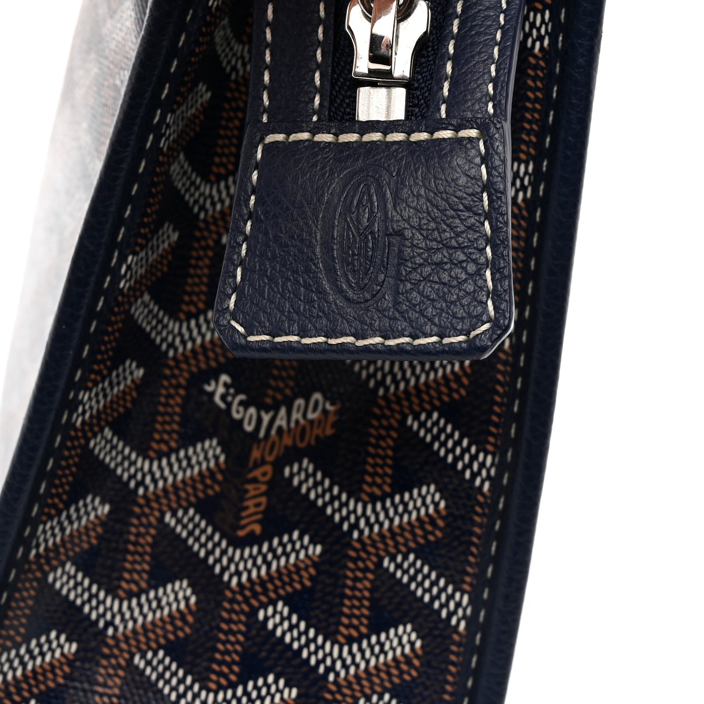 Goyardine Jouvence GM Toiletry Pouch Navy