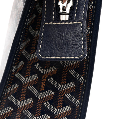 Goyard Goyardine Jouvence GM Toiletry Pouch Navy 5 of 7