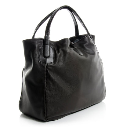 Gucci Deerskin Large Hip Bamboo Shoulder Bag Dark Cocoa 3 of 8