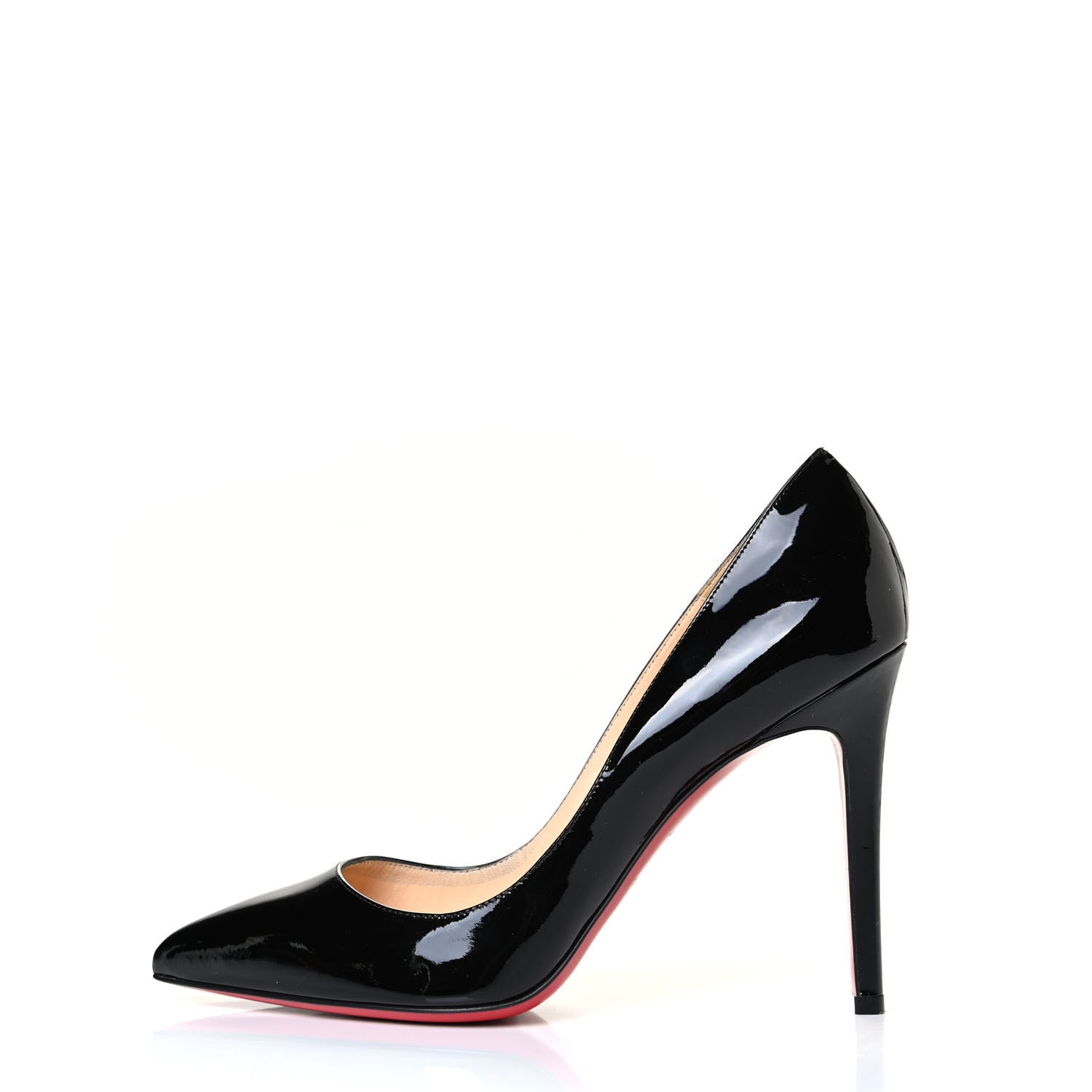 Christian Louboutin Patent Pigalle 100 Pumps 39 Black 1 of 7