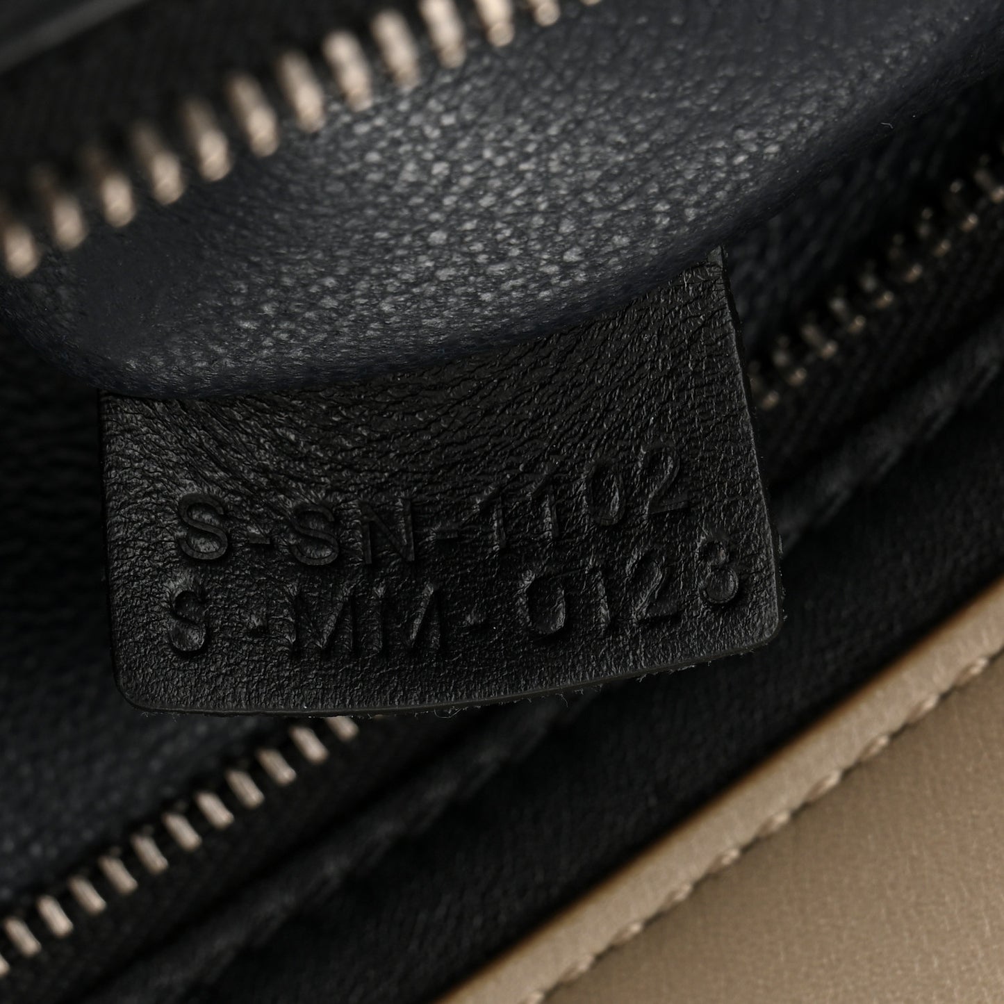 Smooth Calfskin Nubuck Small Tri-Color Trapeze Taupe