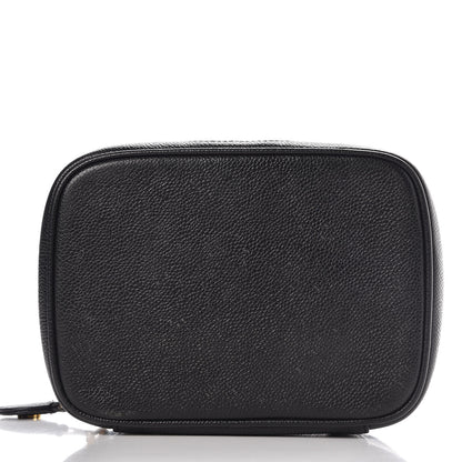 Chanel Caviar Vanity Cosmetic Case Black 13 of 16