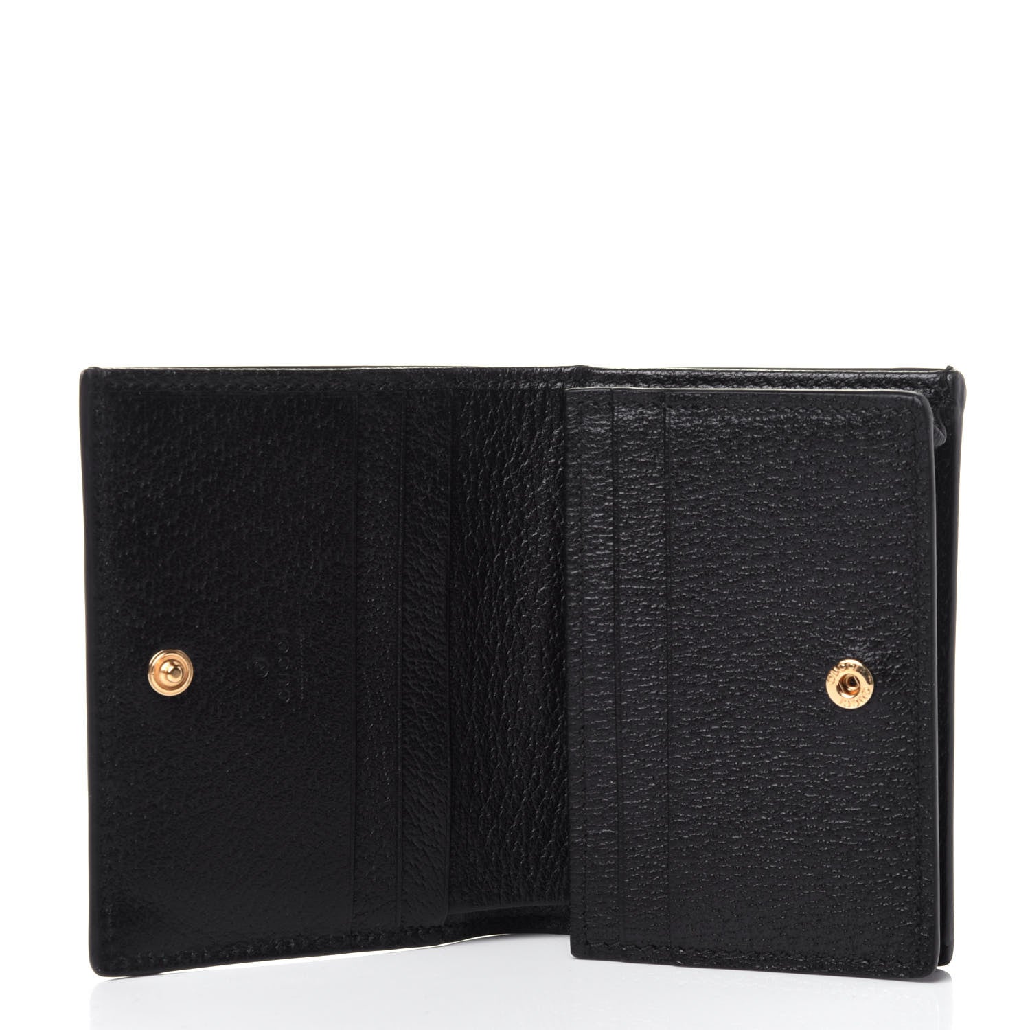 Gucci Calfskin Web Ophidia Card Case Black 6 of 11