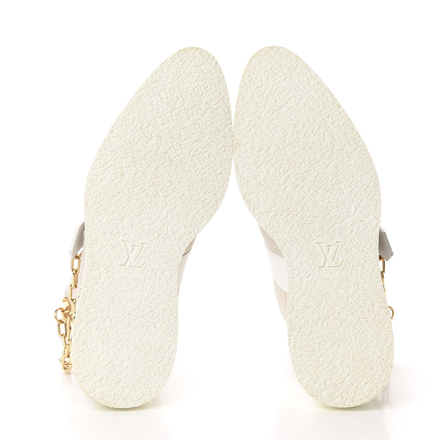 Louis Vuitton Calfskin Suede Mens Creeper Ankle Boots 7 White 6 of 10