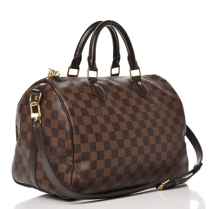 Louis Vuitton Damier Ebene Speedy Bandouliere 30 3 of 18
