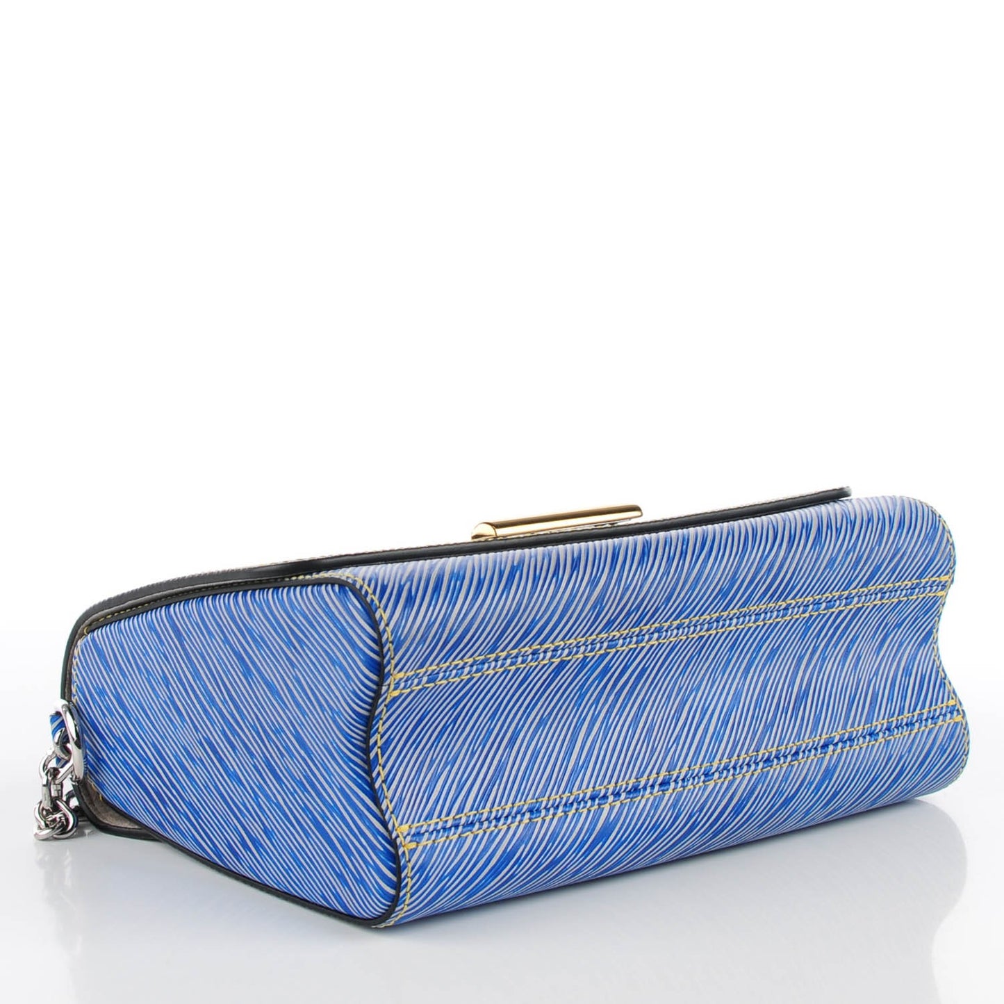 Epi Twist Shoulder Bag MM Denim Light