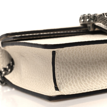 Gucci Dollar Calfskin Crystal Super Mini Dionysus Shoulder Bag Mystic White Black Diamond 8 of 9