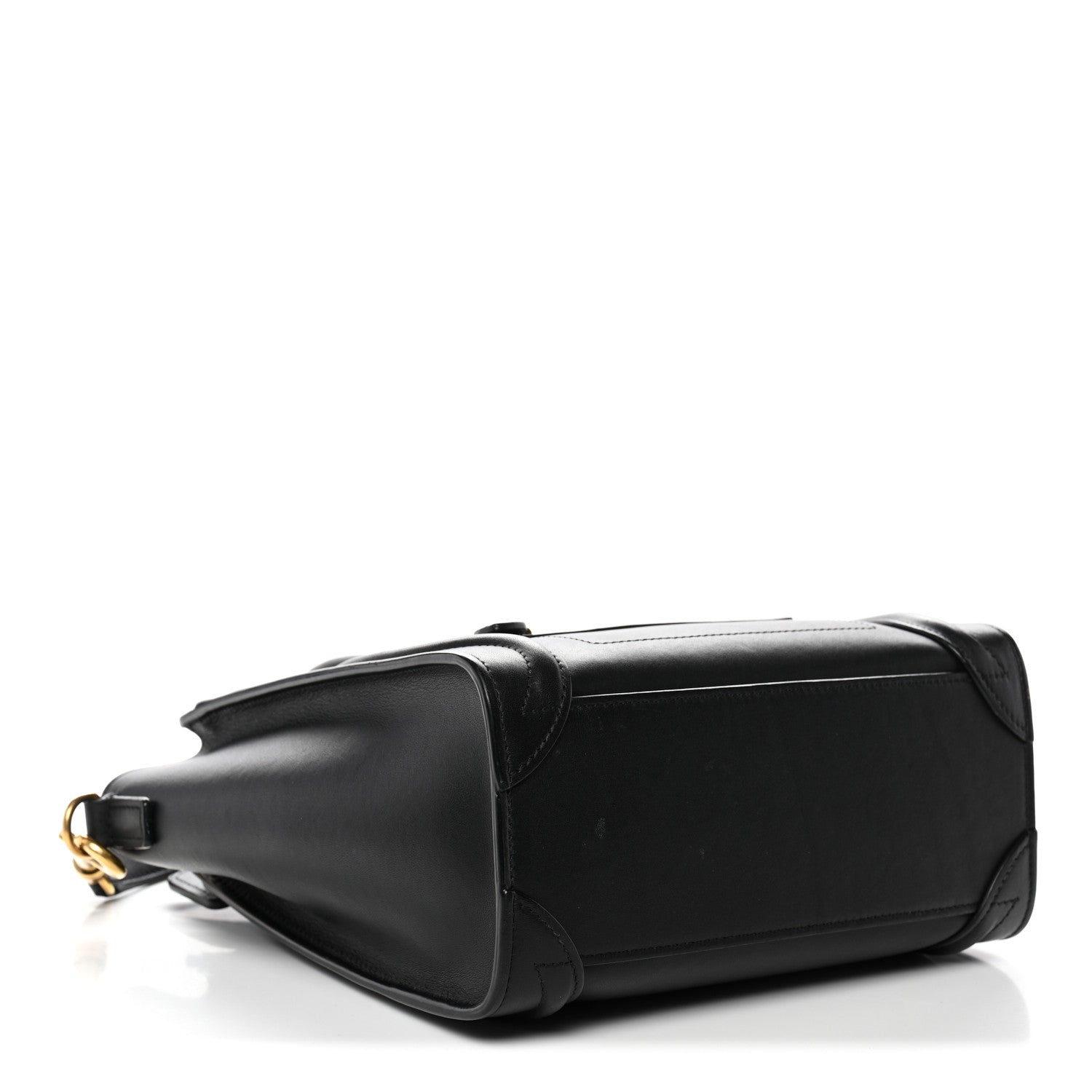 Celine Smooth Calfskin Nano Luggage Black 4 of 10