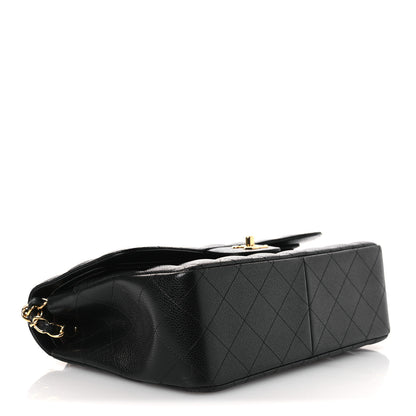 Chanel Caviar Quilted Jumbo Double Flap Black 4 of 13