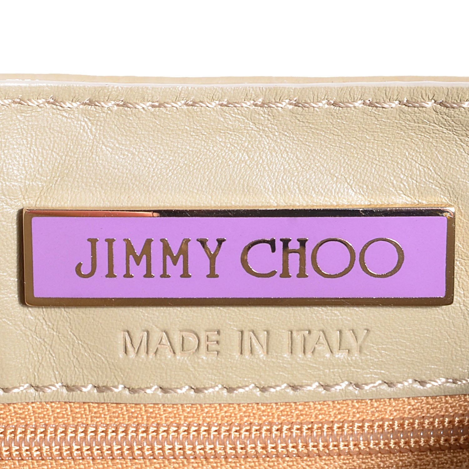 Jimmy Choo Patent Crossbody Flap Bag Nude 6 of 7