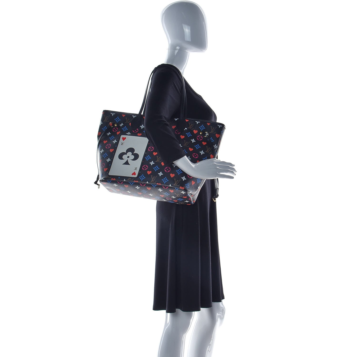 Louis Vuitton Game On Neverfull MM Black 2 of 12