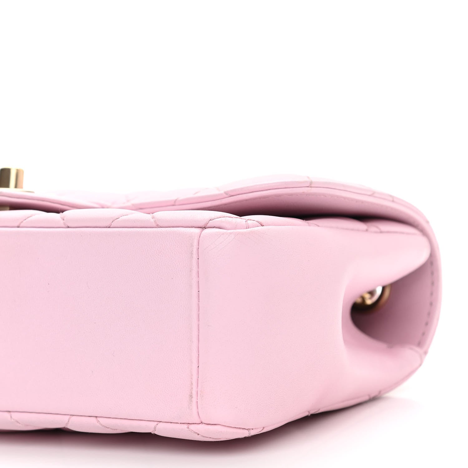 Chanel Lambskin Quilted Mini Mademoiselle Chic Flap Pink 9 of 11