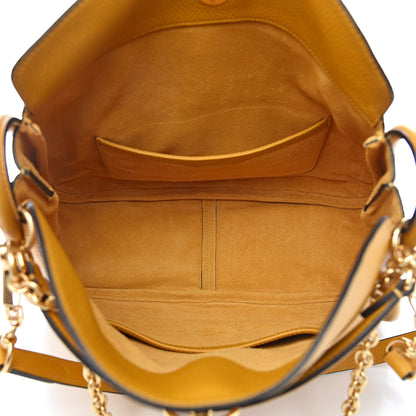 Mulberry Small Classic Grain Calfskin Leighton Deep Amber 5 of 9