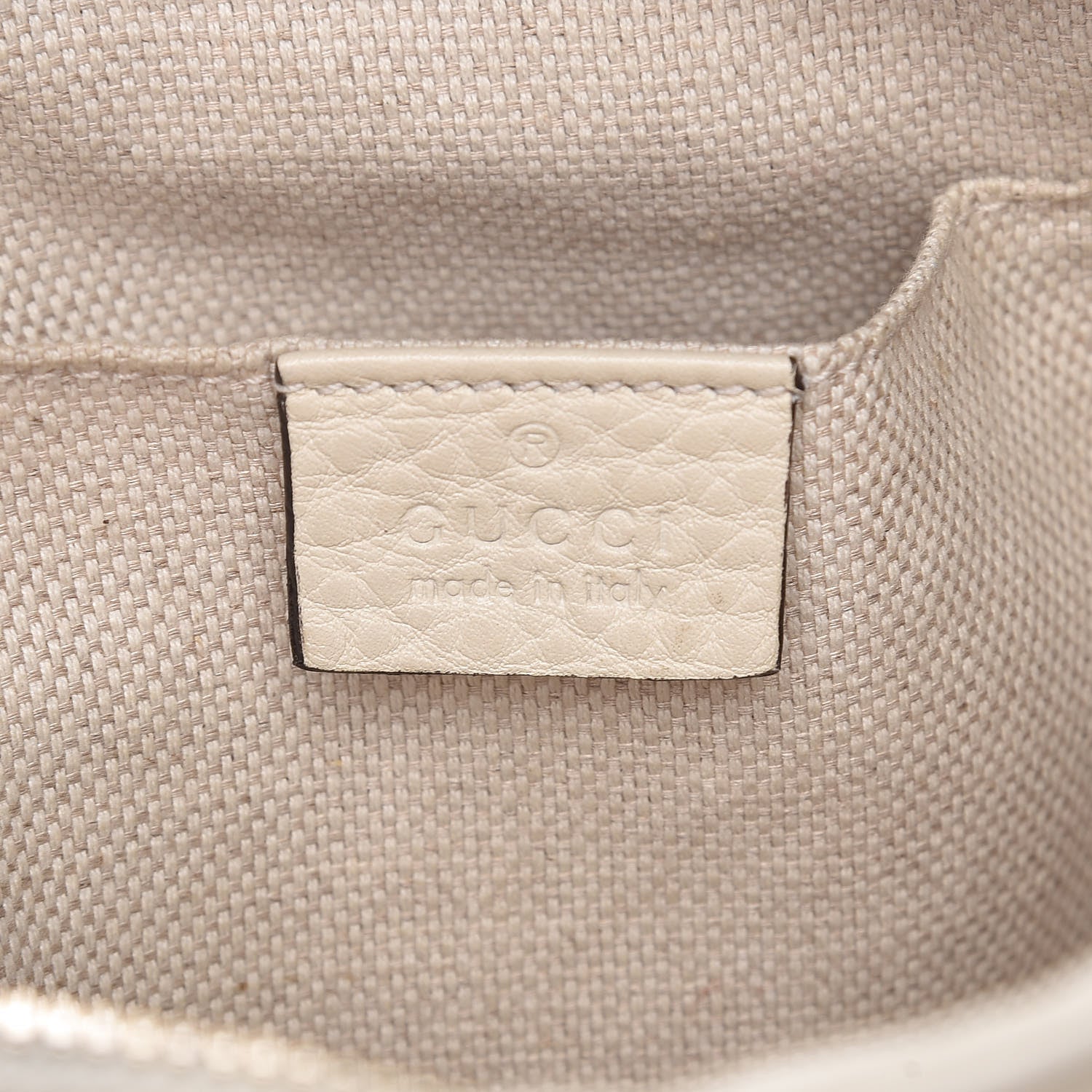 Gucci Pebbled Calfskin Small Soho Disco Bag Off White 6 of 15