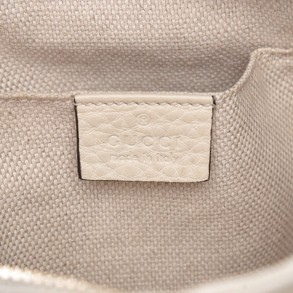 Gucci Pebbled Calfskin Small Soho Disco Bag Off White 6 of 15