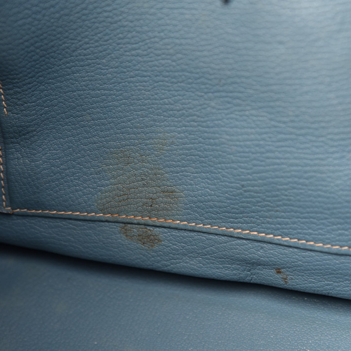 Taurillon Clemence Birkin 35 Blue Jean