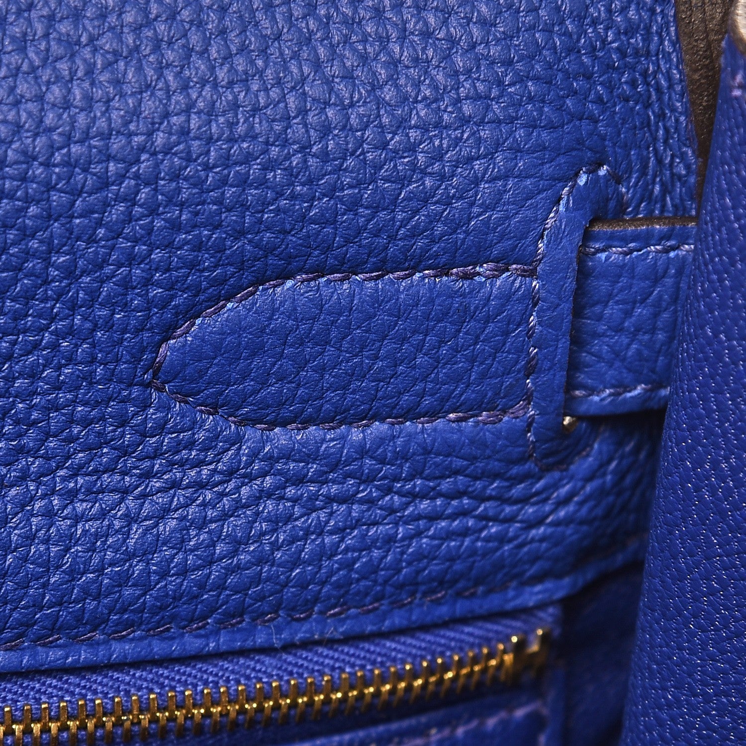 Hermes Togo Kelly Retourne 32 Bleu Electrique 17 of 35