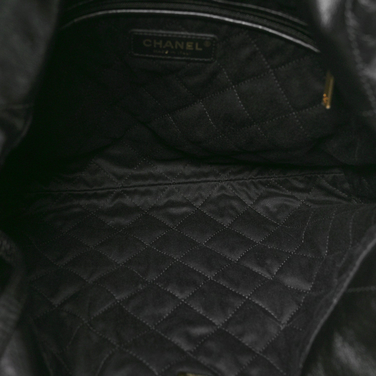 Chanel Shiny Calfskin Quilted Small Chanel 22 Black 5 of 11