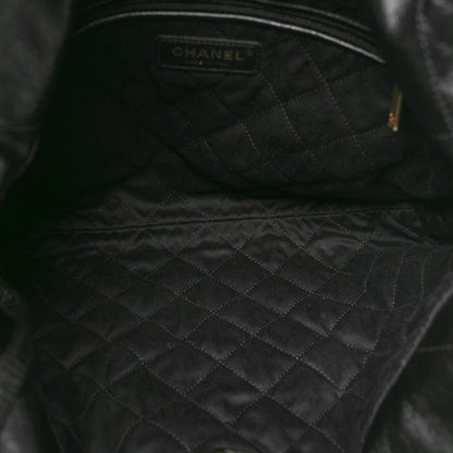 Chanel Shiny Calfskin Quilted Small Chanel 22 Black 5 of 11