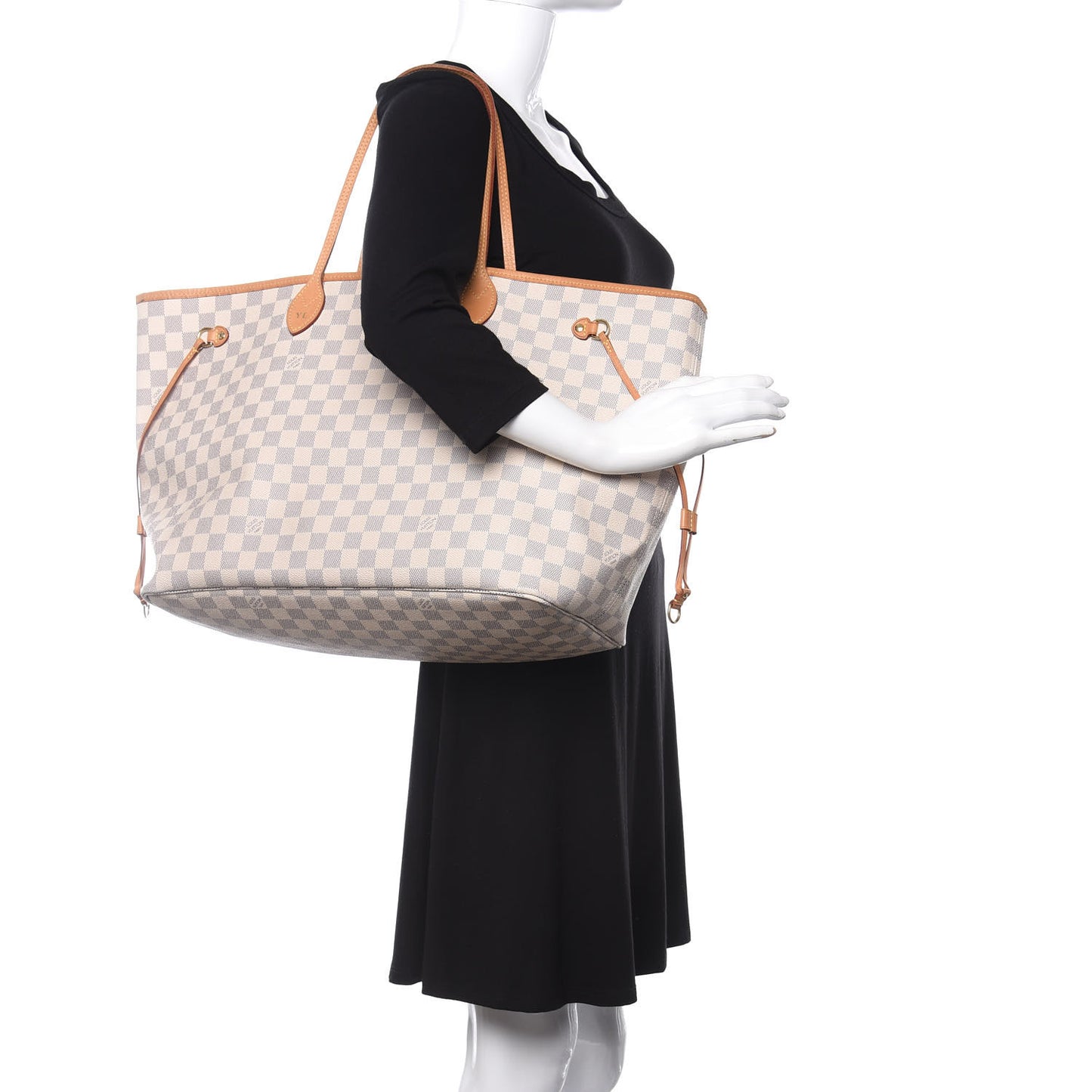 Damier Azur Neo Neverfull GM Rose Ballerine