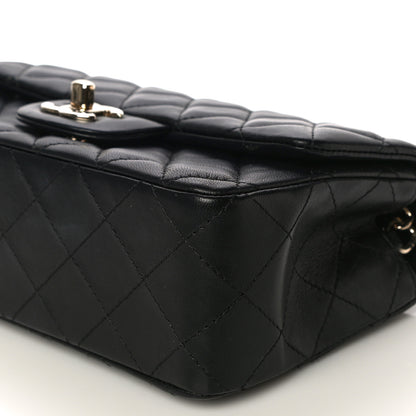 Chanel Lambskin Quilted Mini Rectangular Flap Black 11 of 13