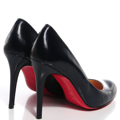 Christian Louboutin Kid Simple 100 Pumps 39 Navy 4 of 7