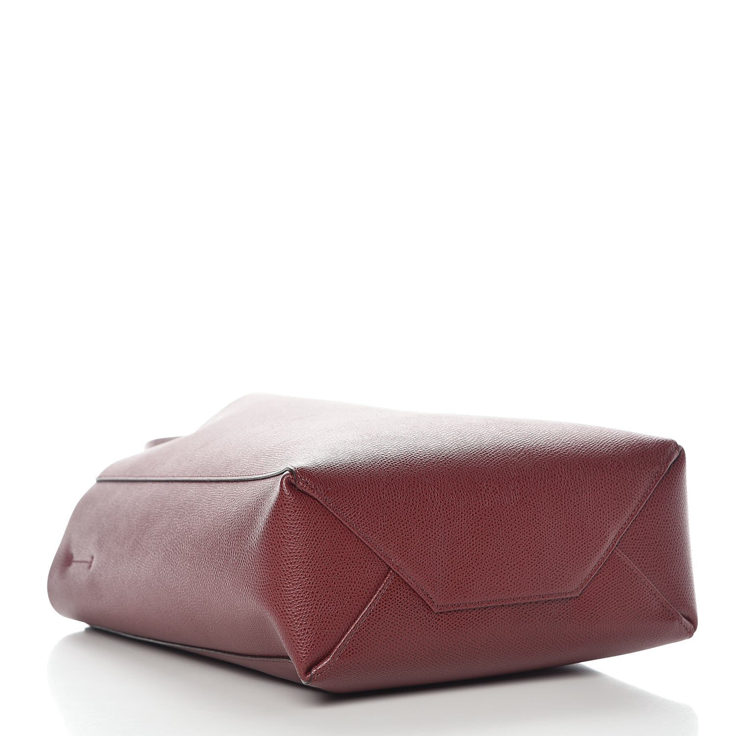 Celine Grained Calfskin Small Vertical Cabas Light Burgundy 4 of 8