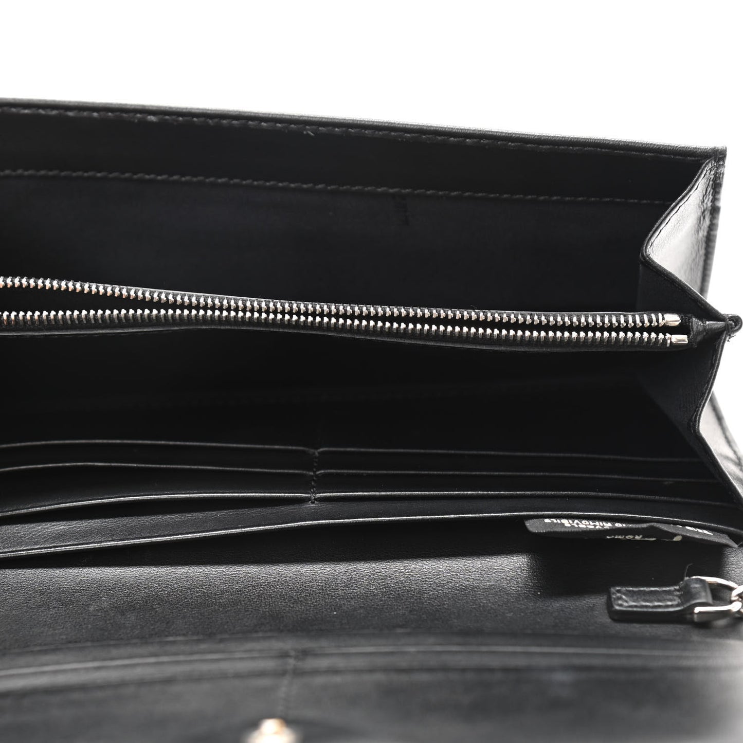 Vitello Liberty Fun Fair Studded Continental Wallet On Chain Black Multicolor