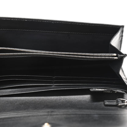 Fendi Vitello Liberty Fun Fair Studded Continental Wallet On Chain Black Multicolor 5 of 10