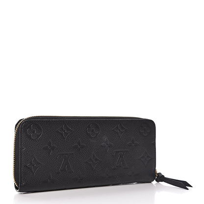 Louis Vuitton Empreinte Clemence Wallet Black 3 of 7