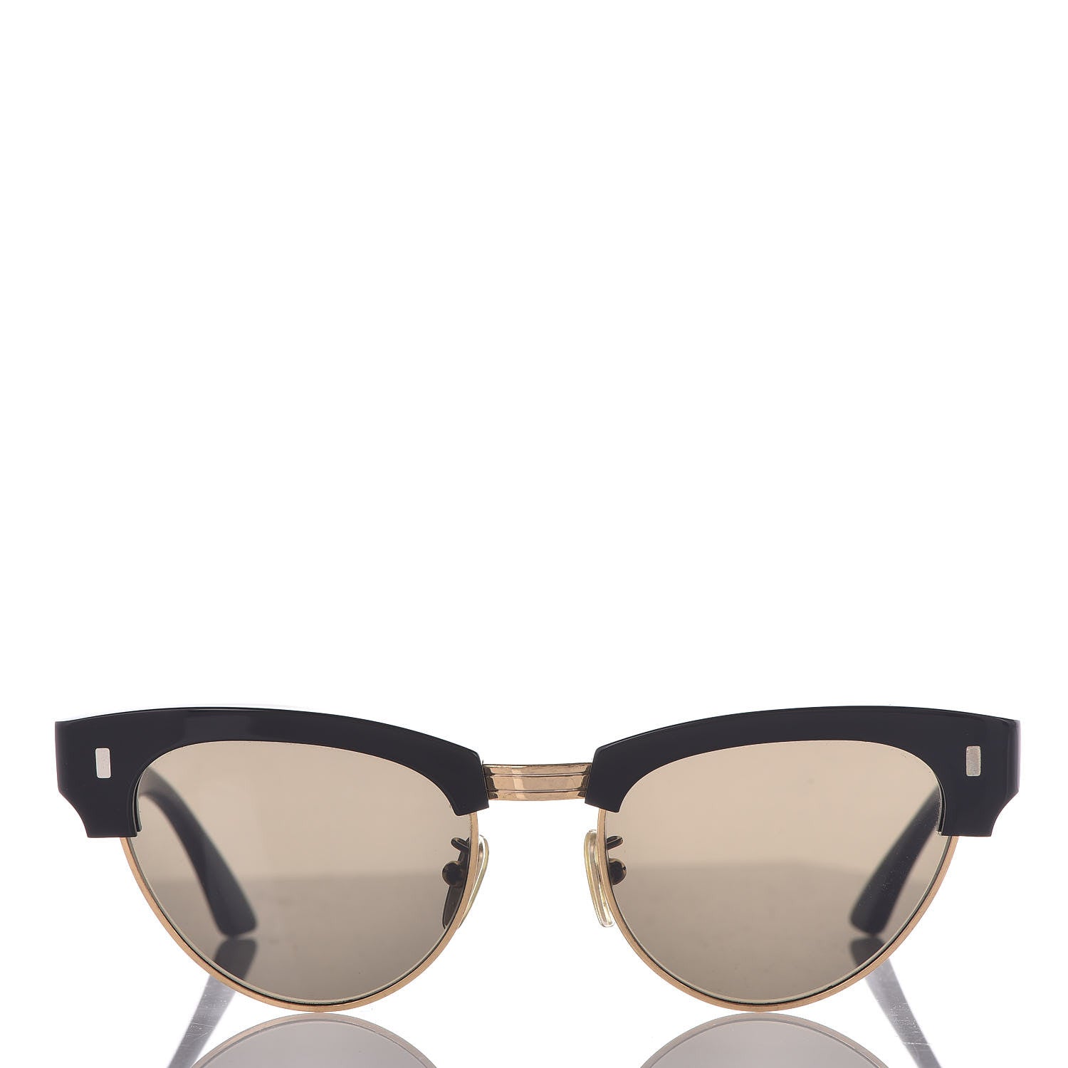Celine Acetate Cat Eye Sunglasses CL40059U Black Gold 3 of 8