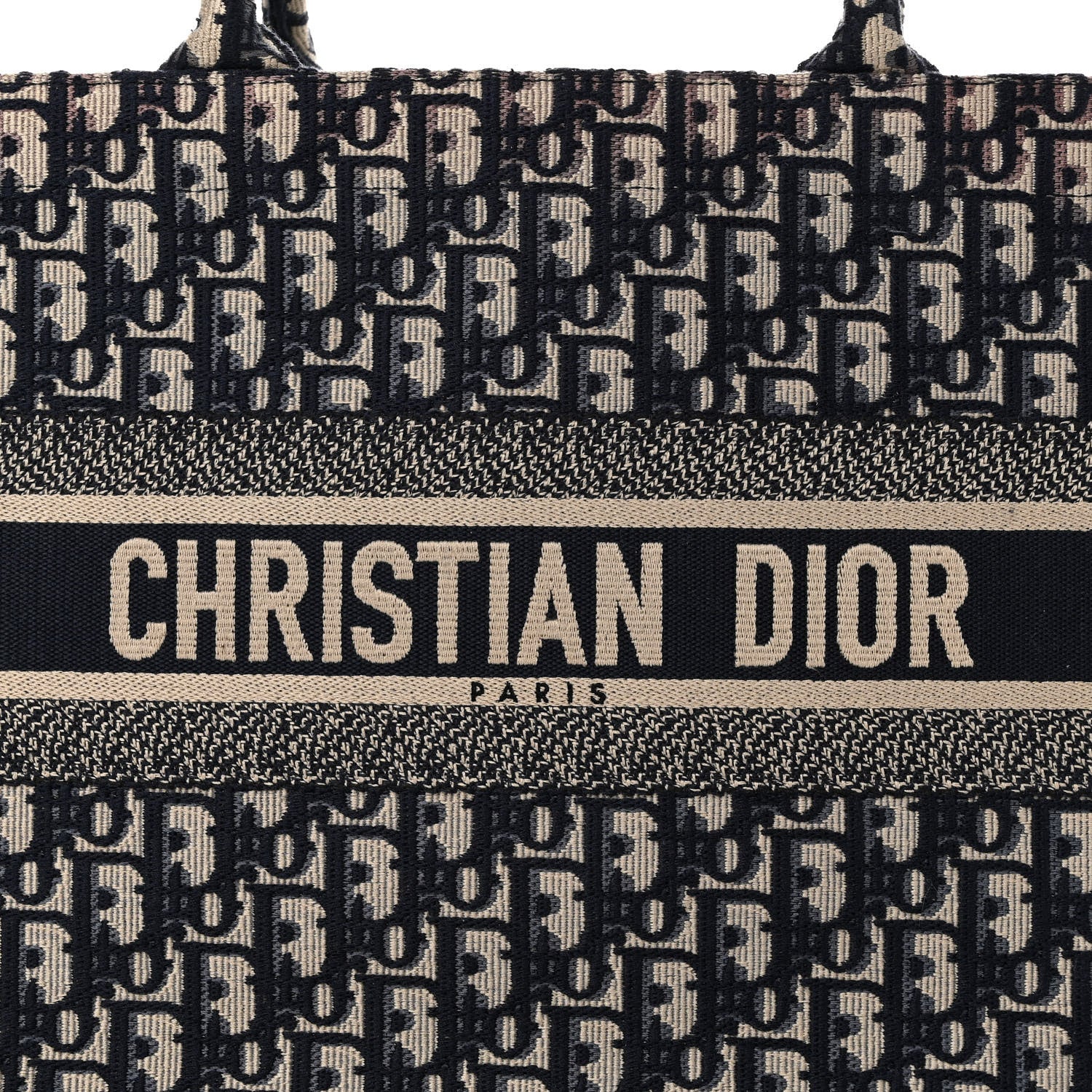 Christian Dior Oblique Medium Book Tote Blue Multicolor 8 of 10