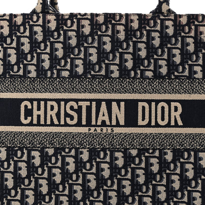 Christian Dior Oblique Medium Book Tote Blue Multicolor 8 of 10