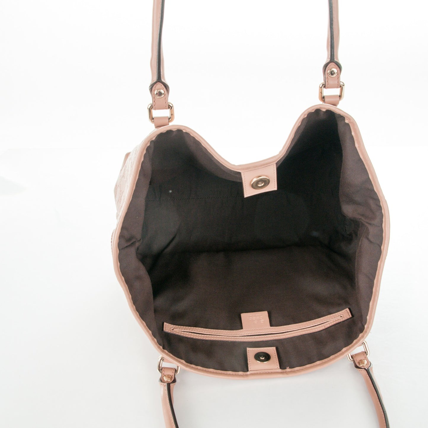 Guccissima Vitello Tender Medium Joy Tote Winter Rose