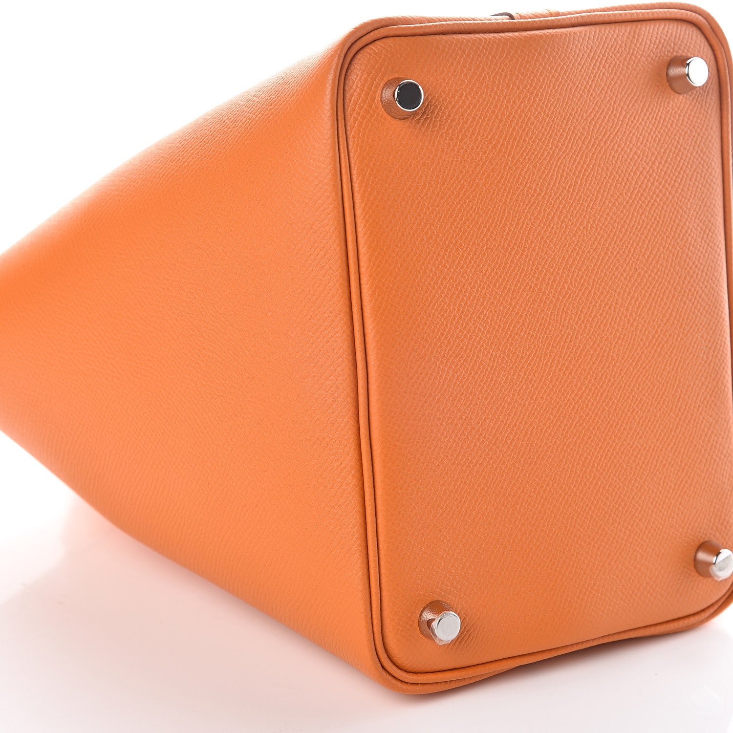 Hermes Epsom Tressage De Cuir Picotin Lock 18 PM Abricot Rose Azalee Gold 5 of 10