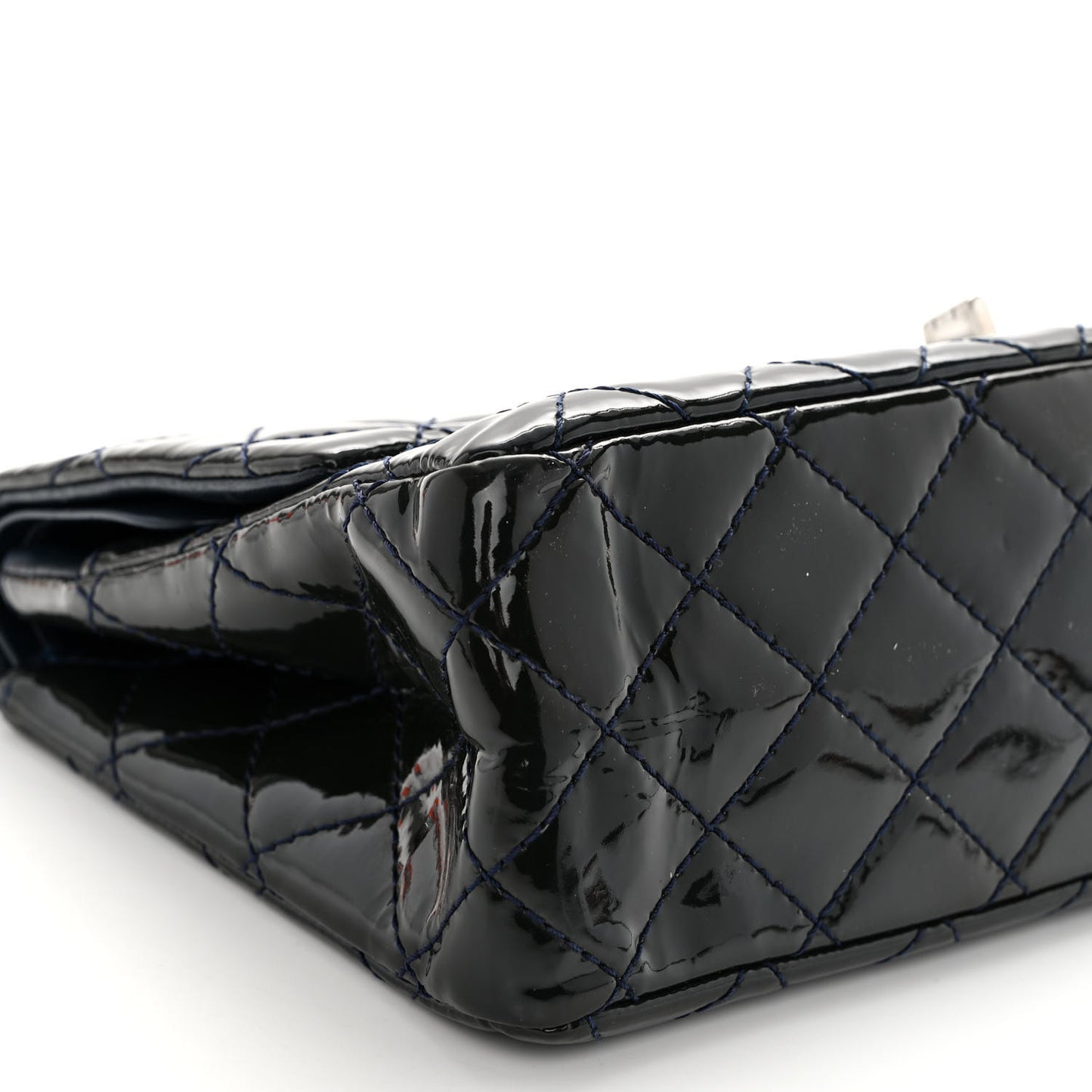 Patent Quilted 2.55 Reissue 226 Flap Navy