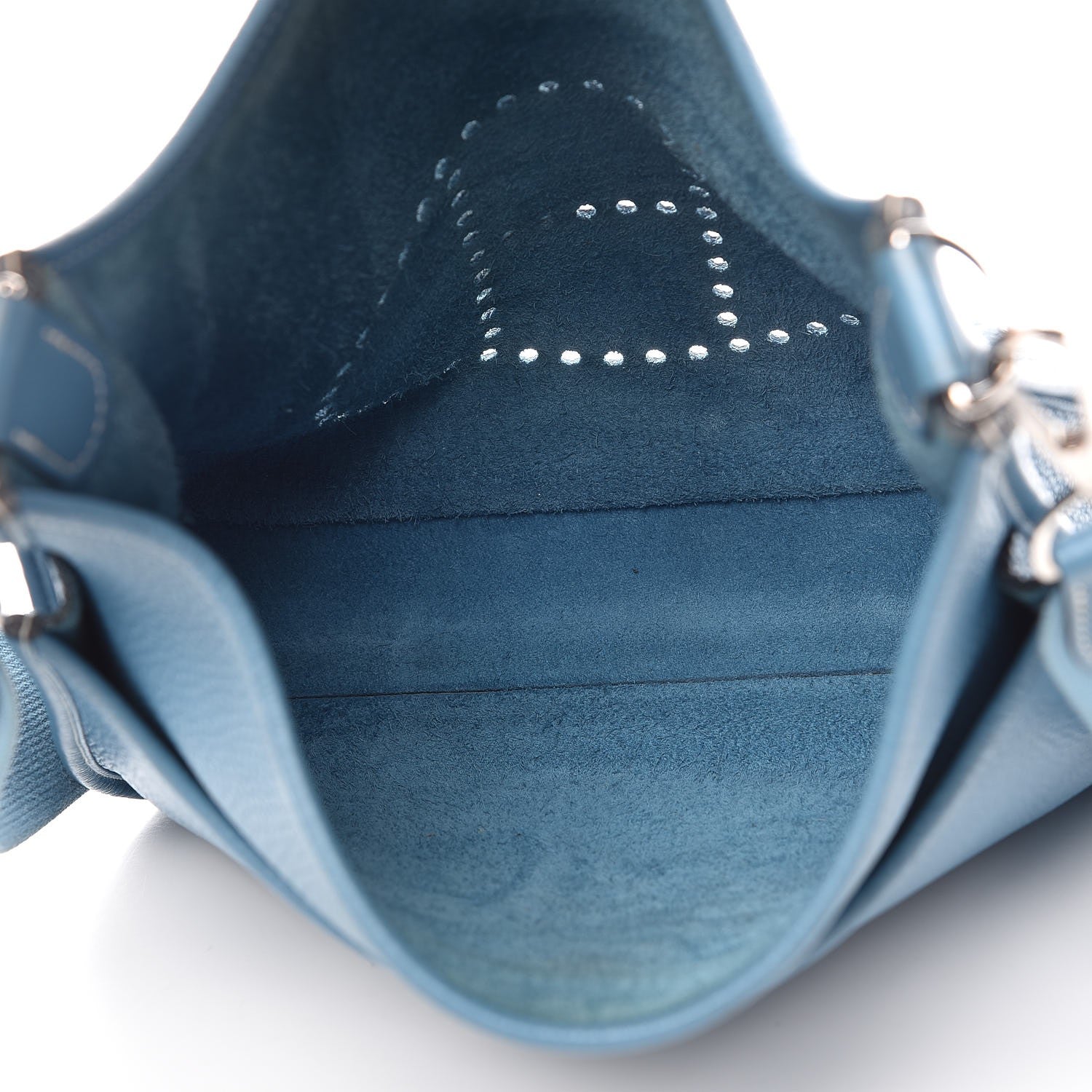 Hermes Taurillon Clemence Evelyne III PM Blue Jean 5 of 11