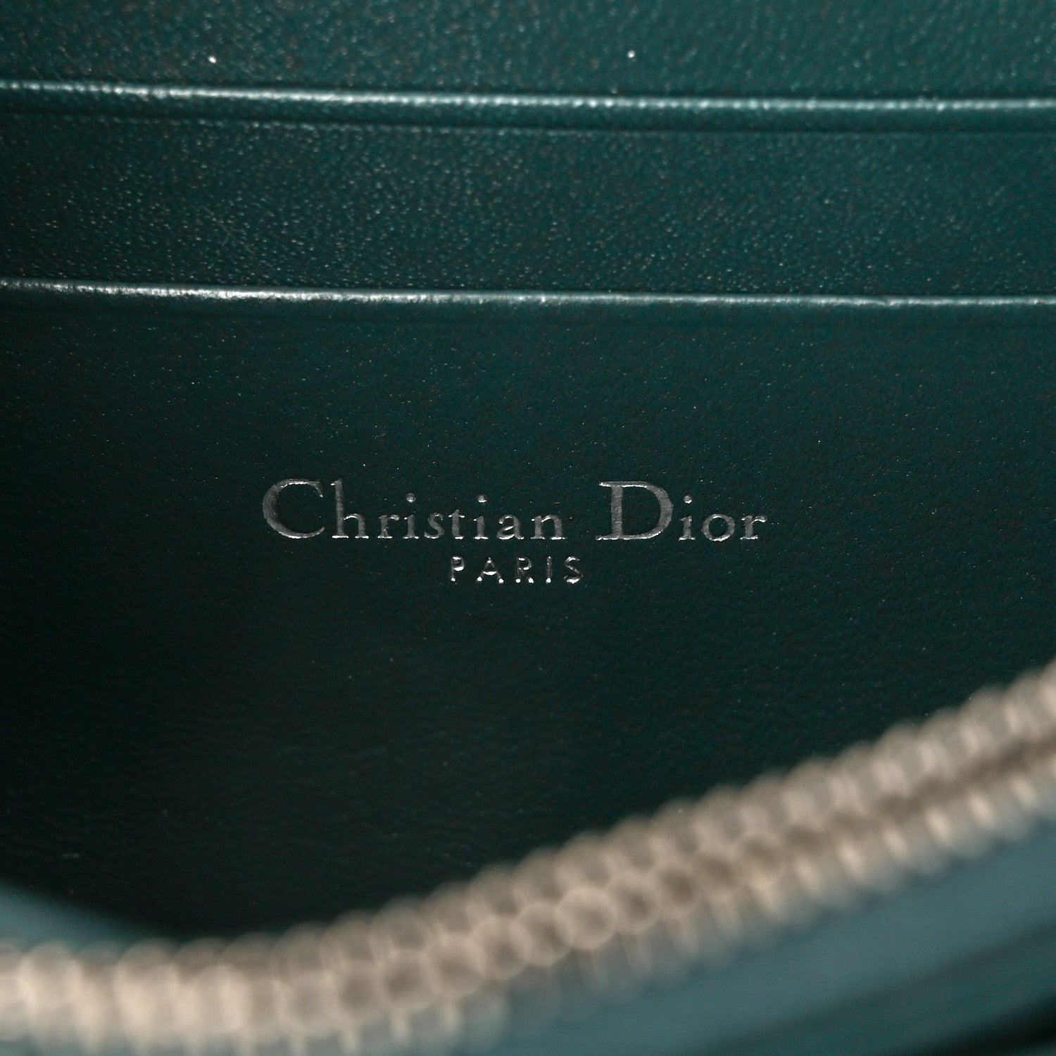 Christian Dior Canvas Macrocannage Caro Pouch Green Multicolor 6 of 12