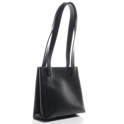 Chanel Leather Simple Shoulder Bag Black 4 of 8