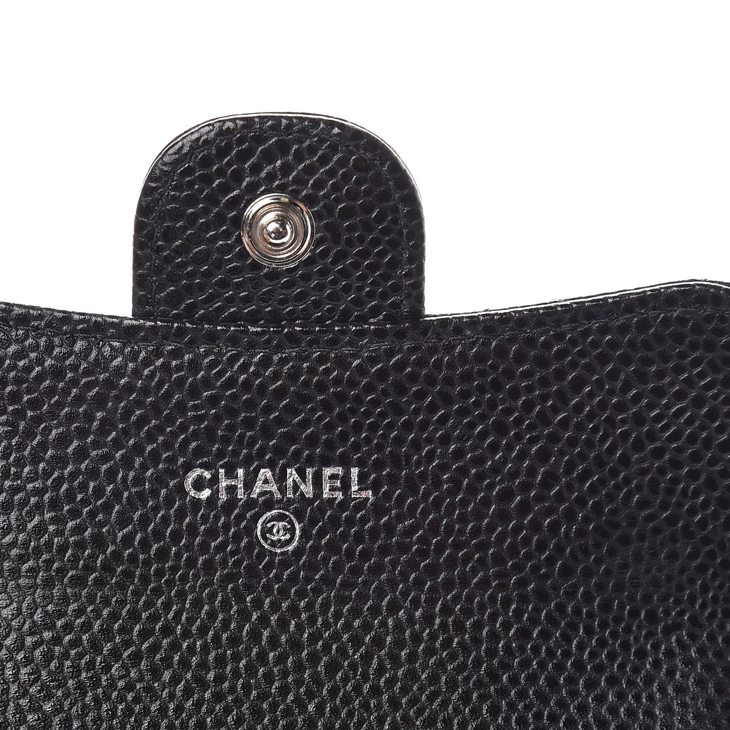 Chanel Caviar Quilted Flap Card Holder Black 5 of 6
