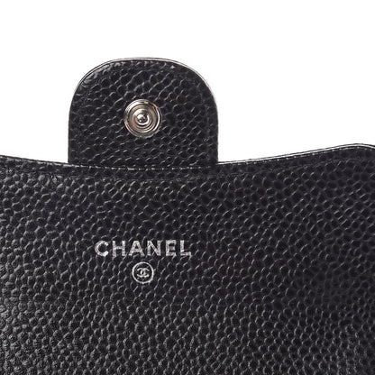 Chanel Caviar Quilted Flap Card Holder Black 5 of 6