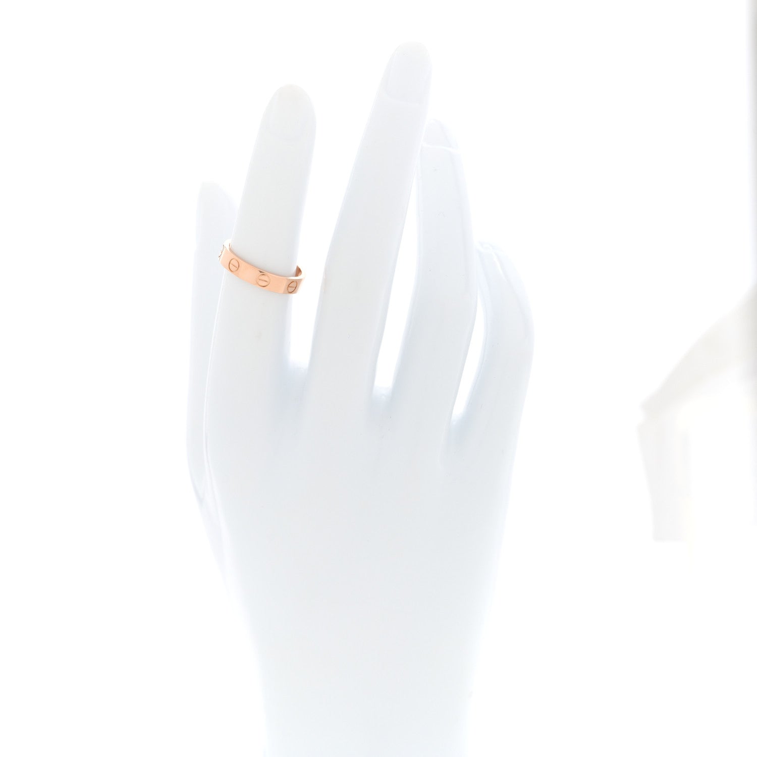 Cartier 18K Pink Gold 3.5mm LOVE Wedding Band Ring 50 5.25 2 of 4